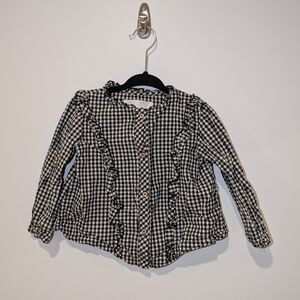 💚2 For 20💚 24M Zara Gingham Blouse